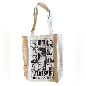 Taylor Swift The Eras Tour VIP Canvas Tote Bag Limited Edition Shoulder Book Bag
